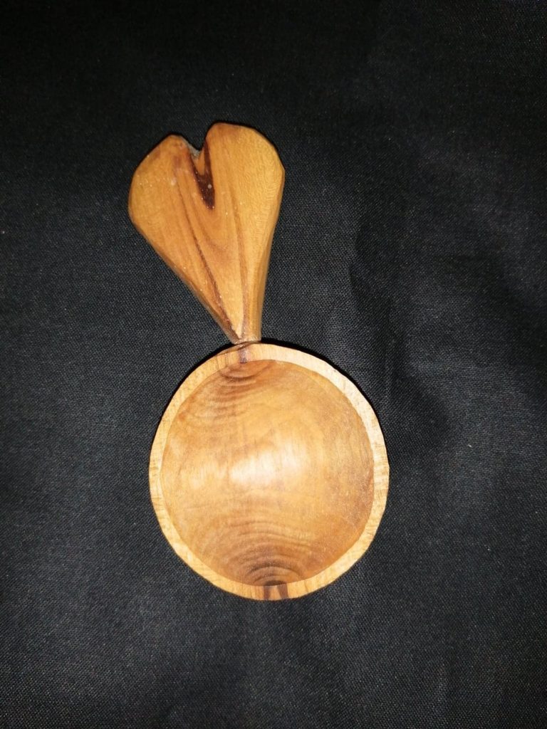 Reclaimed Cherry Heart shaped handled Scoop

Free P&P in mainland UK 