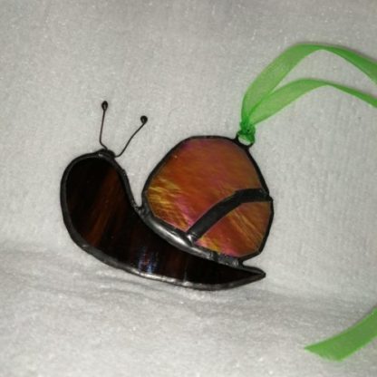 Stained glass Snail
